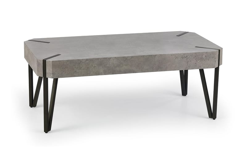 Mangels Soffbord 110x60 cm - Grå/Svart - Alla Möbler - Utemöbler - Loungemöbler