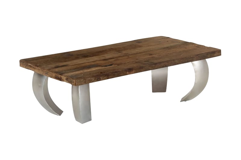 Opium soffbord återvunnet trä och stål 110x60x35 cm - Brun - Alla Möbler - Bord - Soffbord