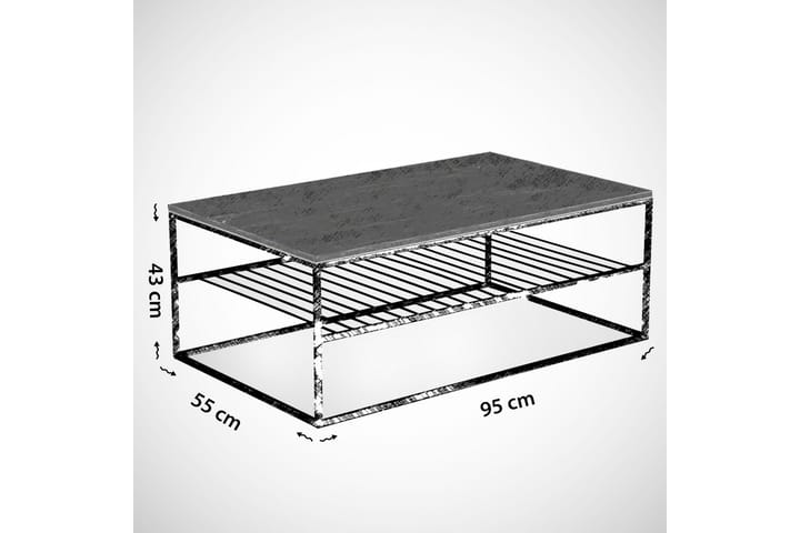 Raskarum Soffbord 95 cm - Brun - Alla Möbler - Bord - Soffbord
