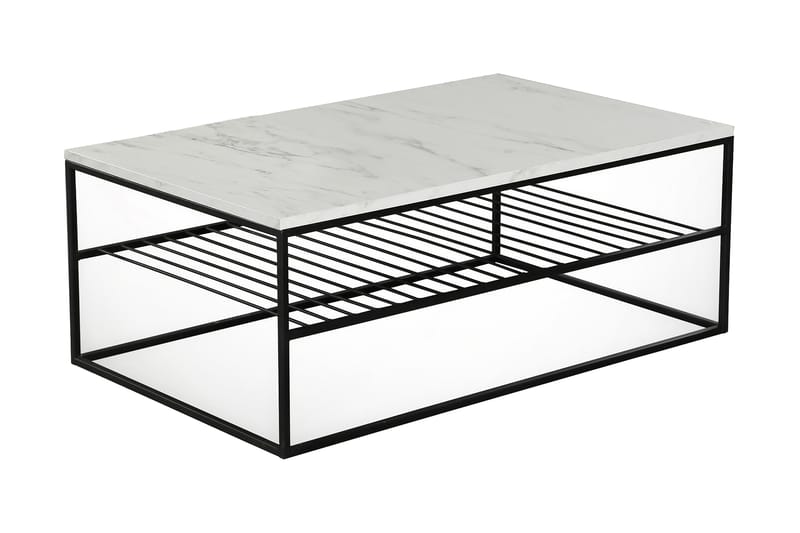 Raskarum Soffbord 95 cm - Vit/Svart - Alla Möbler - Bord - Soffbord