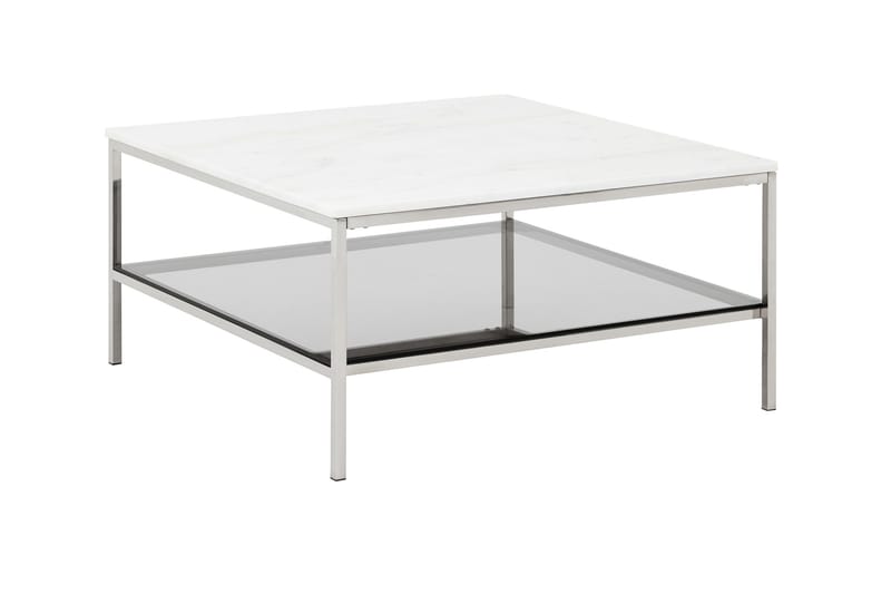 Segerstad Soffbord 90 cm - Vit/Stål - Alla Möbler - Bord - Soffbord
