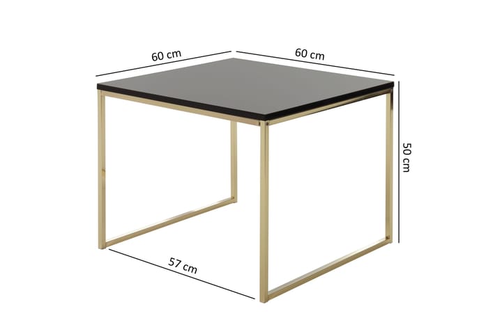 Siburt Soffbord 60 cm - Guld|Svart - Alla Möbler - Bord - Soffbord