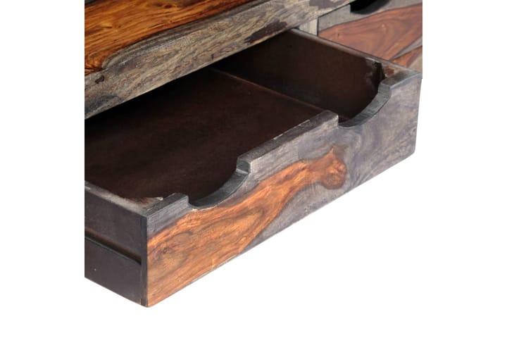 Soffbord 100x50x40 cm grå massivt sheshamträ - Grå - Alla Möbler - Bord - Soffbord