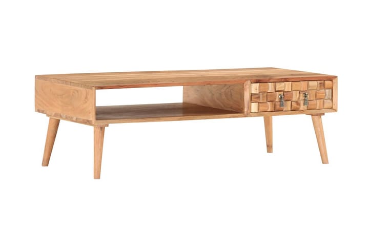 Soffbord 110x50x35 cm massivt akaciaträ - Brun - Alla Möbler - Bord - Soffbord