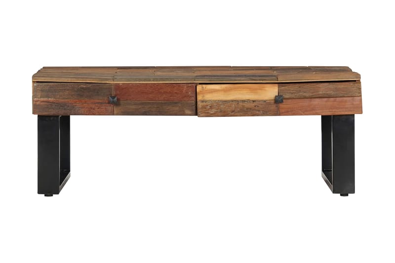 Soffbord 110x60x40 cm massivt återvunnet trä - Brun - Alla Möbler - Bord - Soffbord