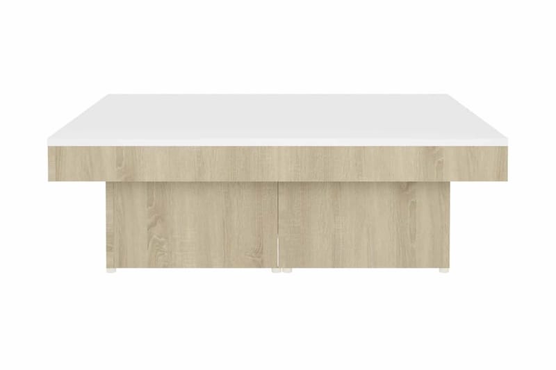 Soffbord 90x90x28 cm spånskiva - Beige - Vardagsrumsmöbler - Vardagsrumsbord