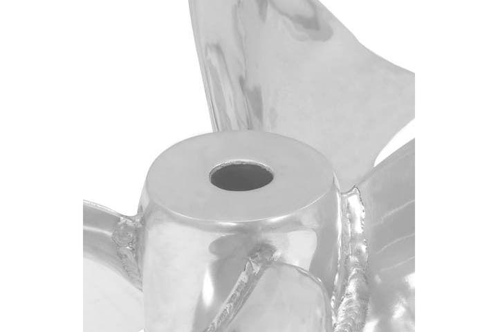 Soffbord aluminium och härdat glas 60x60x30 cm silver - Silver - Alla Möbler - Bord - Soffbord
