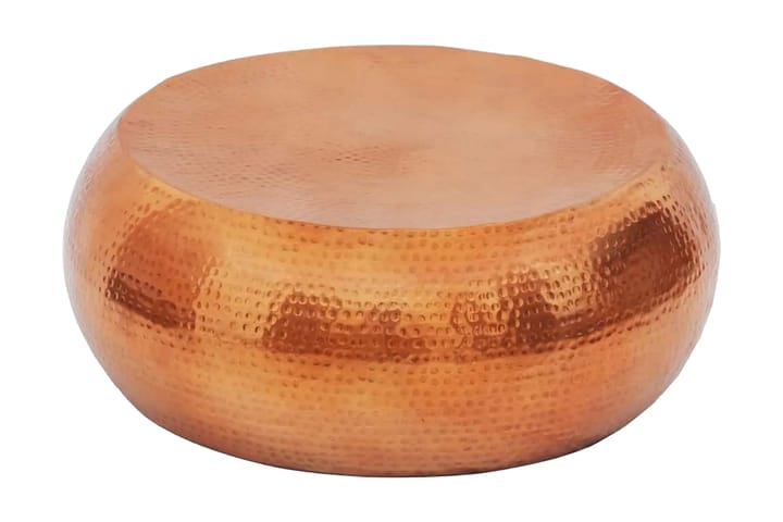 Soffbord av hamrad aluminium mässing/kopparfärg - Guld - Alla Möbler - Bord - Soffbord