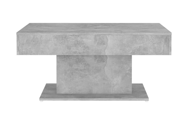 Soffbord betonggrå 96x50x45 cm spånskiva - Grå - Vardagsrumsmöbler - Vardagsrumsbord