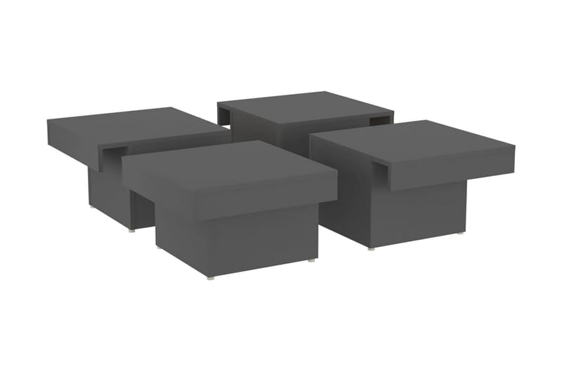 Soffbord grå 90x90x28 cm spånskiva - Grå - Alla Möbler - Bord - Soffbord