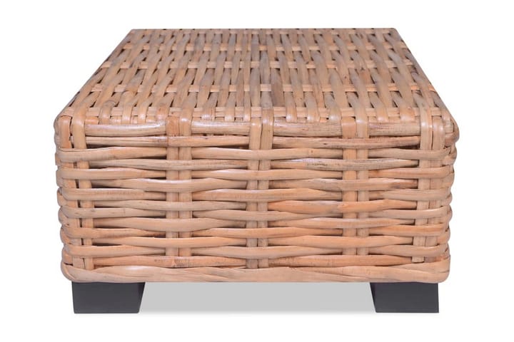 Soffbord i naturlig rotting 45x45x30 cm - Brun - Alla Möbler - Bord - Soffbord