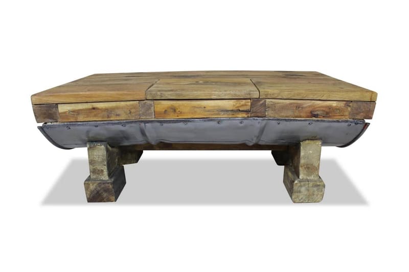 Soffbord massivt återvunnet trä 90x50x35 cm - Brun - Alla Möbler - Bord - Soffbord