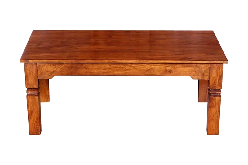 Soffbord massivt trä 110x60x45 cm - Brun - Alla Möbler - Bord - Soffbord