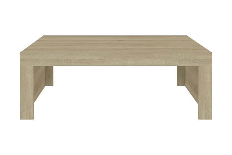 Soffbord sonoma-ek 100x100x35 cm spånskiva - Brun - Vardagsrumsmöbler - Vardagsrumsbord