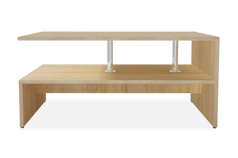 Soffbord spånskiva 90x59x42 cm ekfärg - Brun - Alla Möbler - Bord - Soffbord