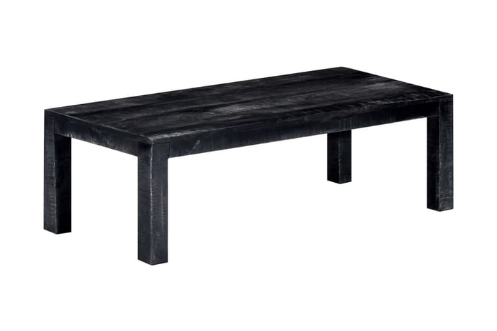 Soffbord svart 110x50x35 cm massivt mangoträ - Svart - Alla Möbler - Bord - Soffbord