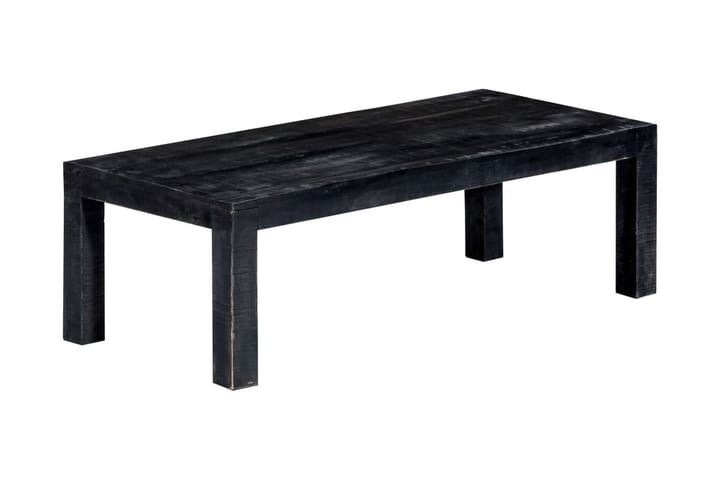 Soffbord svart 110x50x35 cm massivt mangoträ - Svart - Alla Möbler - Bord - Soffbord