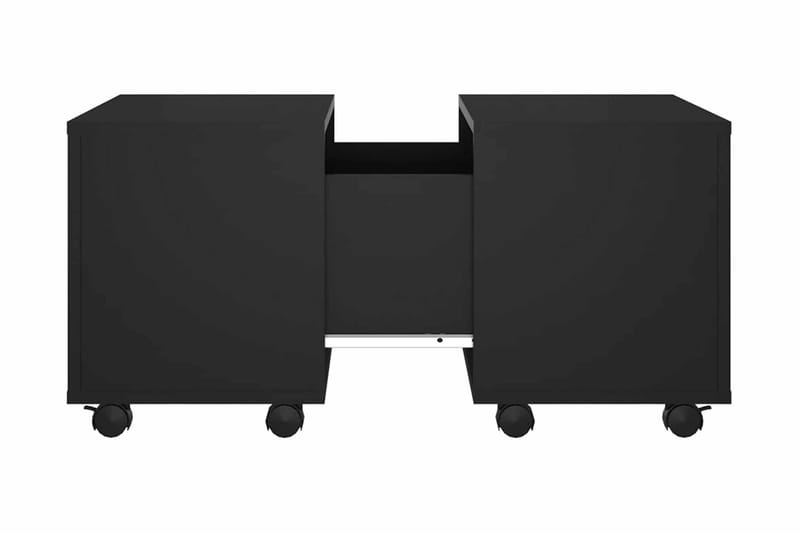 Soffbord svart högglans 60x60x38 cm spånskiva - Svart - Alla Möbler - Bord - Soffbord