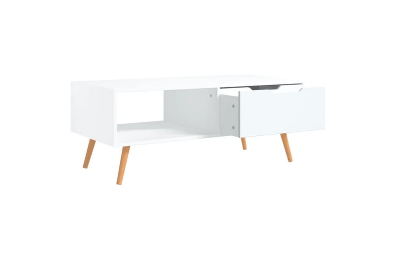 Soffbord vit 100x49,5x43 cm spånskiva - Vit - Alla Möbler - Bord - Soffbord