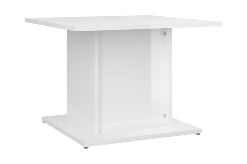 Soffbord vit högglans 55,5x55,5x40 cm spånskiva - Vit - Alla Möbler - Bord - Soffbord