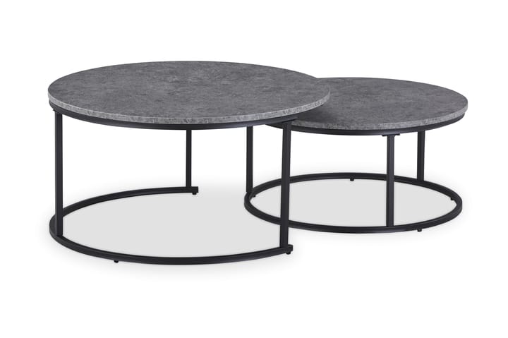 Thyra Satsbord - Grå/Svart - Alla Möbler - Matgrupper - Matgrupper med 4 stolar
