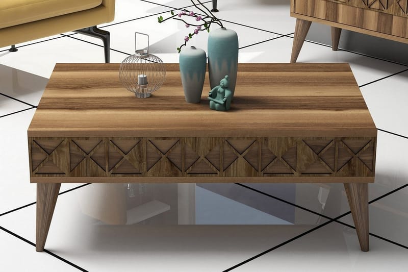 Tschannen Soffbord 90 cm - Valnöt - Alla Möbler - Bord - Soffbord