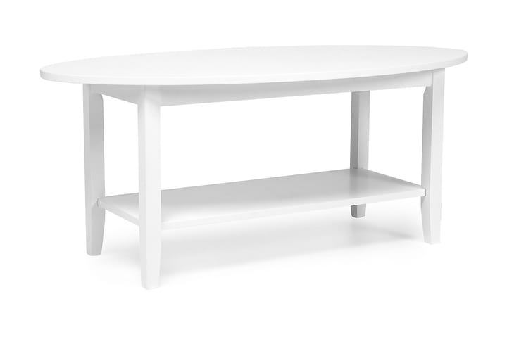 Vellinge Soffbord 120 cm Ovalt - Vit - Alla Möbler - Bord - Soffbord