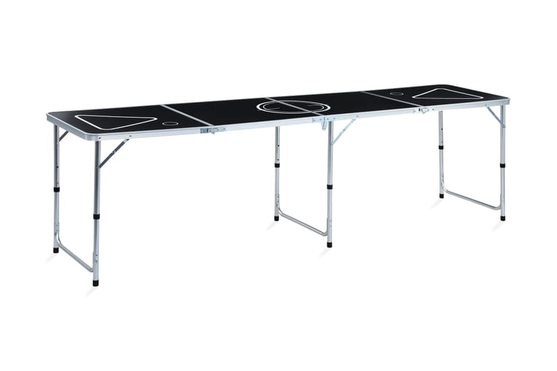 Hopfällbart ölpingisbord 240 cm svart - Svart - Alla Möbler - Bord - Spelbord