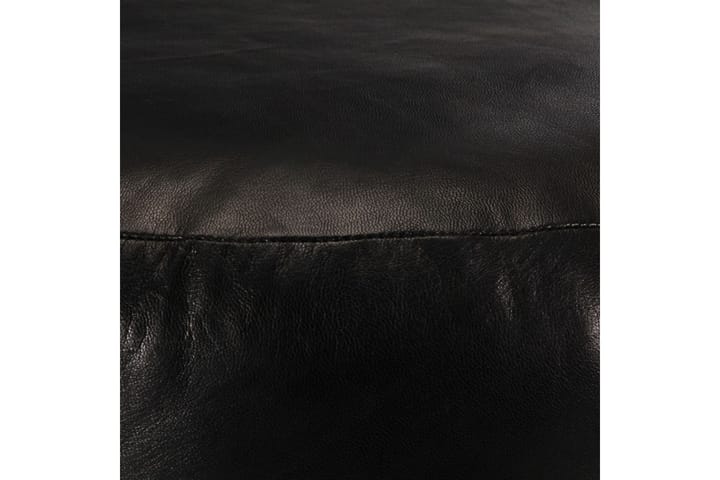 Sittpuff svart 60x30 cm äkta getskinn - Svart - Alla Möbler - Fåtöljer & pallar - Puffar & sittpuffar