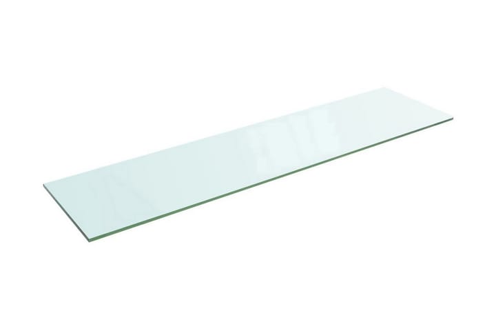 Hyllplan glas genomskinlig 100x25 cm - Transparent - Alla Möbler - Förvaring - Garderober