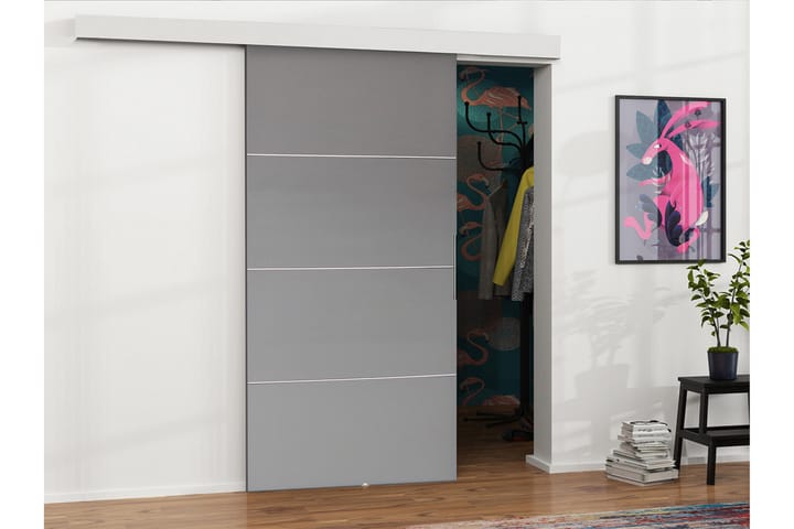 Malibu Dörr 204x86x205 cm - Antracit - Alla Möbler - Förvaring - Garderober