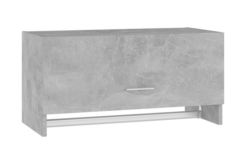 Garderob betonggrå 70x32,5x35 cm spånskiva - Grå - Alla Möbler - Förvaring - Garderober