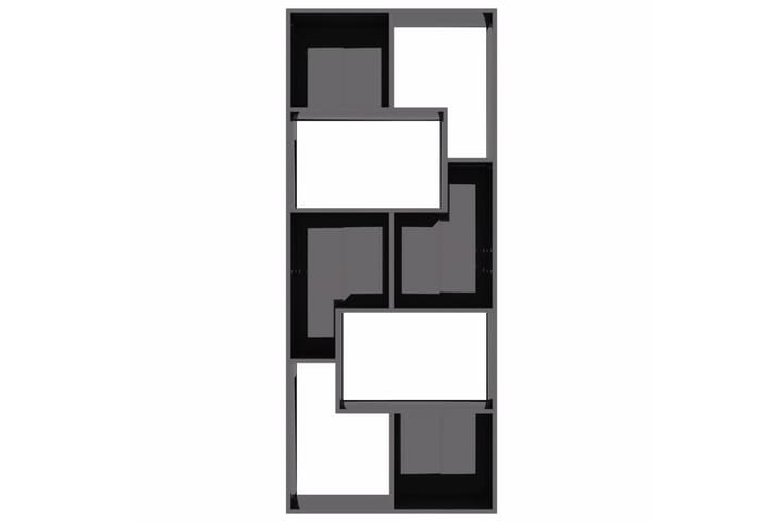 Bokhylla grå högglans 67x24x161 cm spånskiva - Grå - Alla Möbler - Förvaring - Hyllor