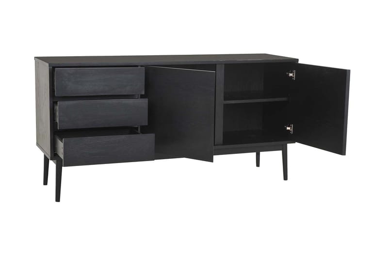 Azalee Sideboard 160 cm - Svart - Alla Möbler - Förvaring - Skänkar