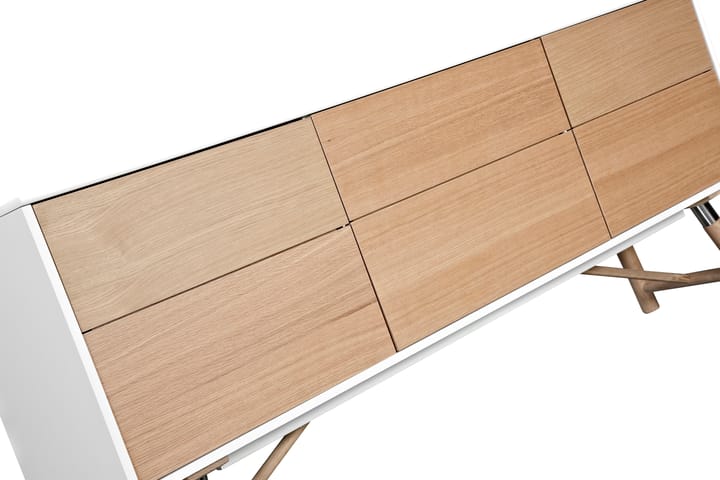 Jarl Sideboard 180 cm - Vit/Ek - Alla Möbler - Förvaring - Skänkar
