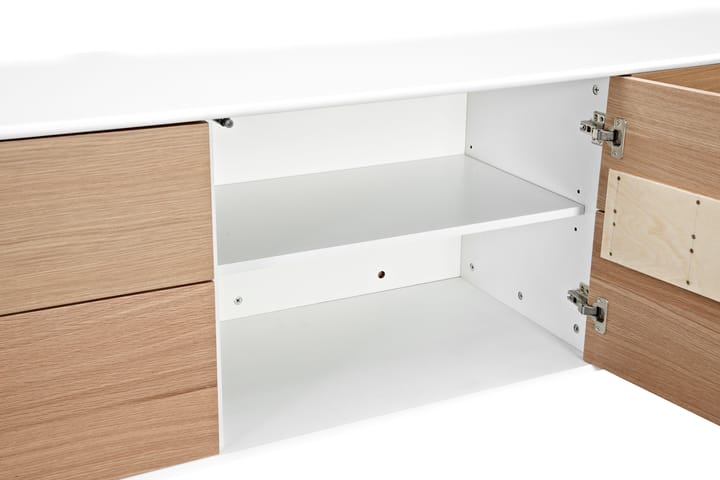 Jarl Sideboard 180 cm - Vit/Ek - Alla Möbler - Förvaring - Skänkar