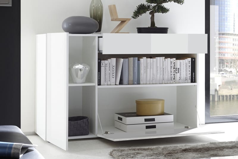 Nikke Sideboard 130 cm - Vit - Alla Möbler - Förvaring - Skänkar