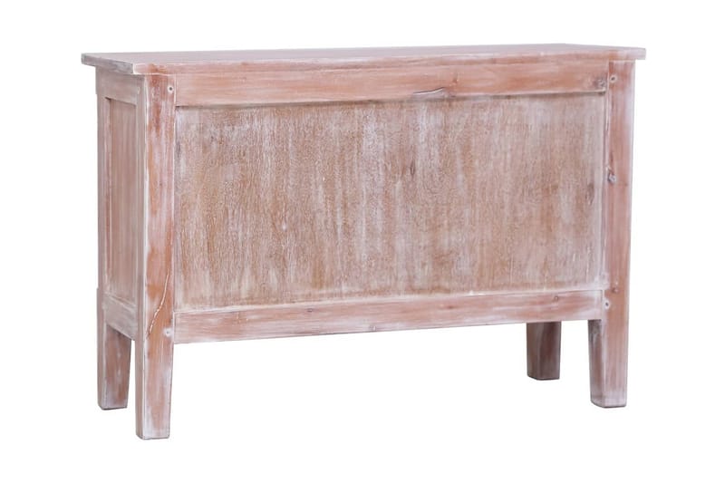 Skänk med 2 lådor 90x30x60 cm massiv mahogny - Brun - Alla Möbler - Förvaring - Skänkar