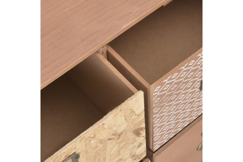 Skänk med 5 lådor brun 60x30x78 cm MDF - Brun - Alla Möbler - Förvaring - Skänkar