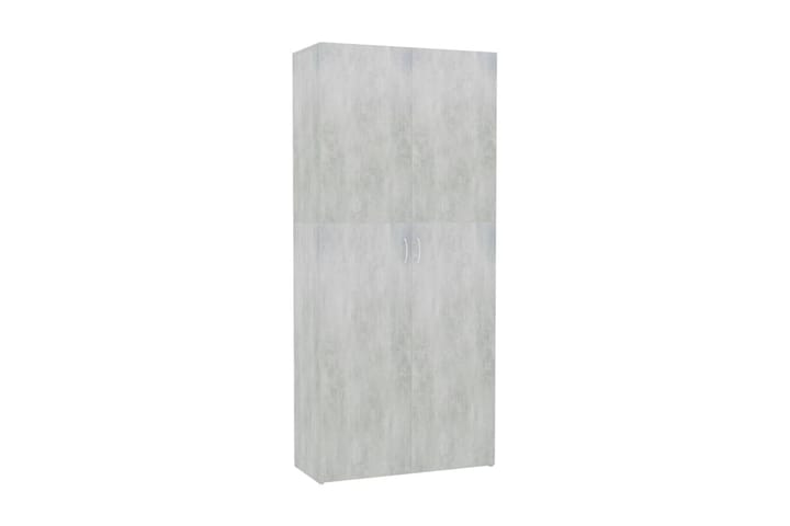 Skoskåp betonggrå 80x35,5x180 cm spånskiva - Grå - Alla Möbler - Förvaring - Hallbyråer