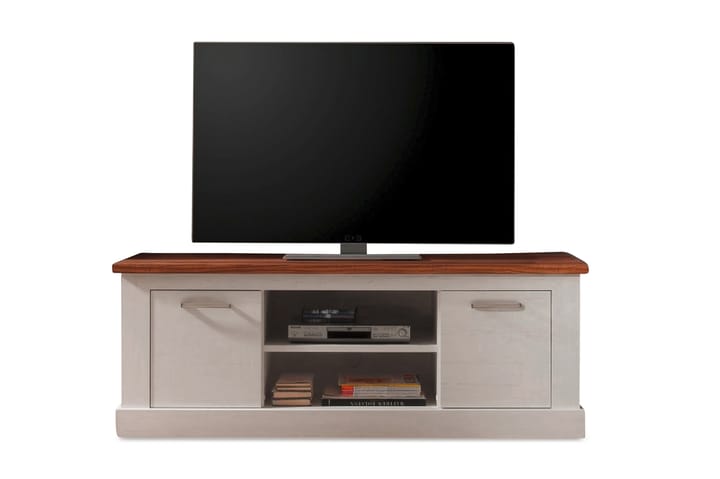 Farley TV-bänk 160 cm - Vit/Valnöt - Alla Möbler - Förvaring - Tv bänkar