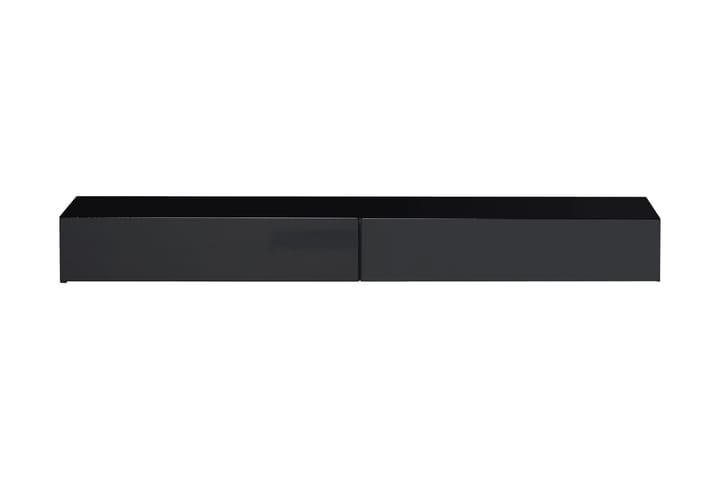 Schebo TV-bänk 140 cm Vägghängd LED-belysning - Svart - Alla Möbler - Förvaring - Tv bänkar