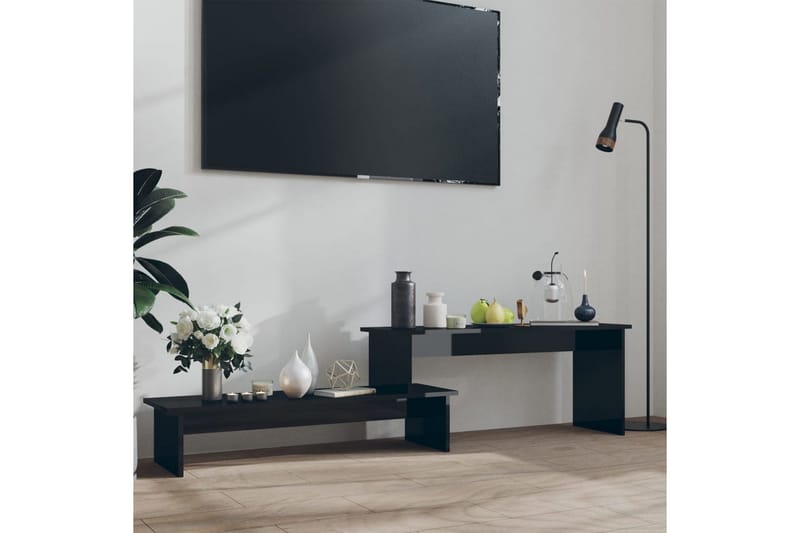 TV-bänk 180x30x43 cm spånskiva - Svart - Alla Möbler - Förvaring - Tv bänkar