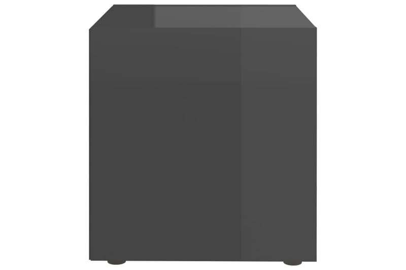 TV-bänk 4 st grå högglans 37x35x37 cm spånskiva - Grå - Alla Möbler - Förvaring - Tv bänkar