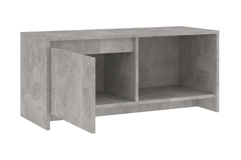 TV-bänk betonggrå 90x35x40 cm spånskiva - Grå - Alla Möbler - Förvaring - Tv bänkar