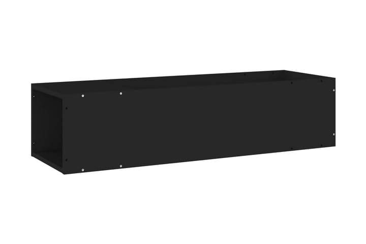 TV-bänk svart 100x24x32 cm spånskiva - Svart - Alla Möbler - Förvaring - Tv bänkar