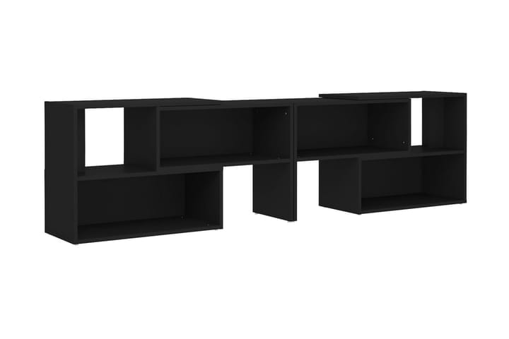 TV-bänk svart 149x30x52 cm spånskiva - Svart - Alla Möbler - Förvaring - Tv bänkar