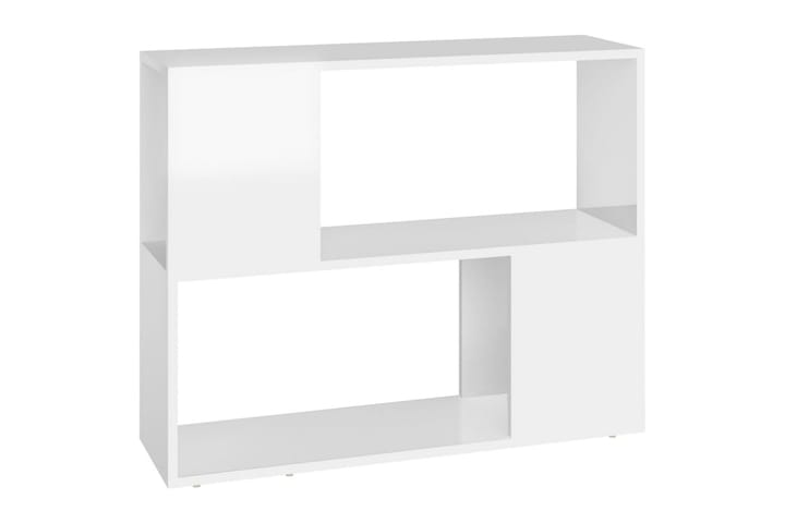 TV-bänk vit högglans 80x24x63 cm spånskiva - Vit - Alla Möbler - Förvaring - Tv bänkar