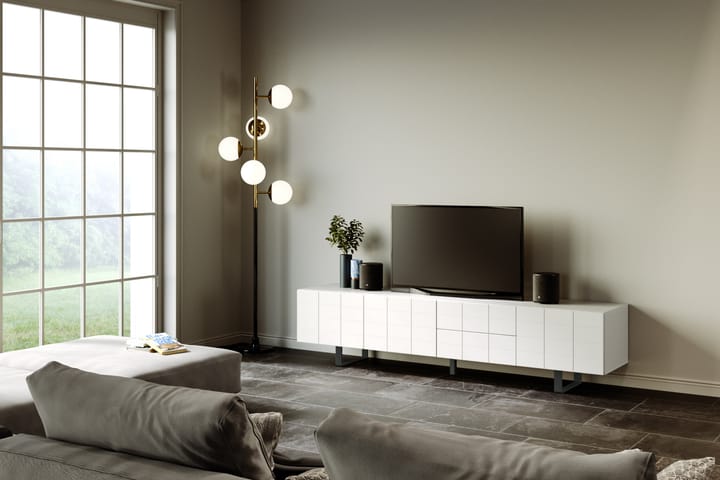 Utteros TV-Bänk 45 cm - Vit - Alla Möbler - Förvaring - Tv bänkar