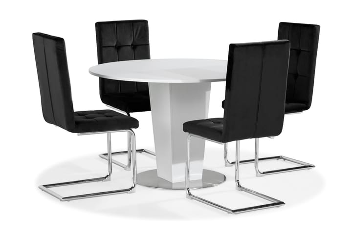 Cubic Matbord 120 cm Med 4 st Jessed Matstol - Alla Möbler - Matgrupper - Matgrupper med 4 stolar